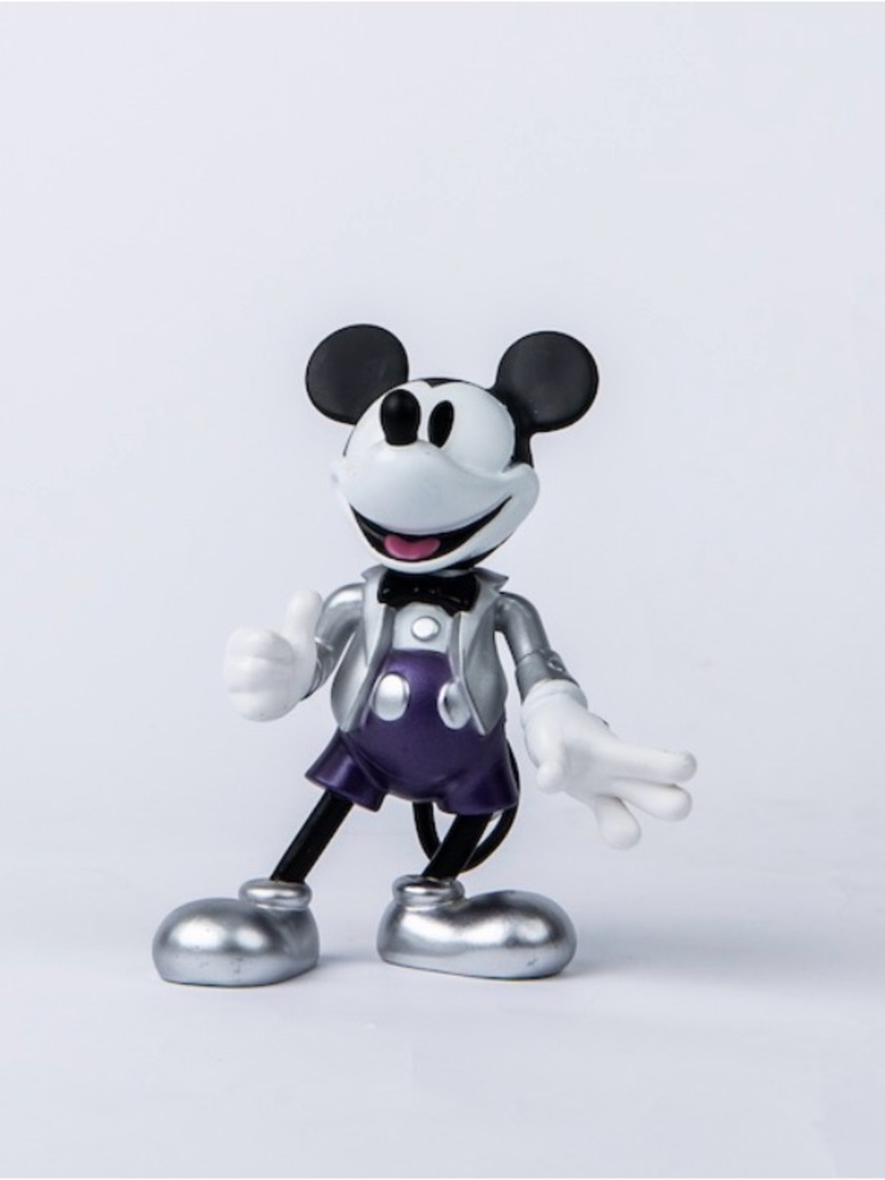 Classic Black & White Cartoon Mouse Figurine Toy - Kids